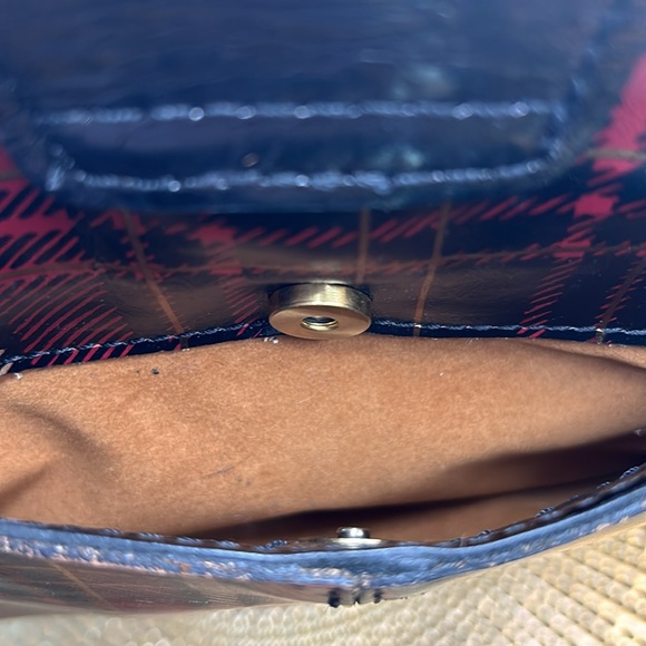 Patricia Nash Rienzo Satchel - Autumn Plaid Purse - Picture 13 of 15